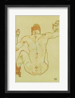 Seated Female Nude, Back View, 1915 Fine Art Print