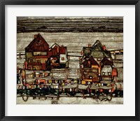 Houses With Laundry, 1914 Fine Art Print