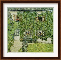 Forsthaus In Weissenbach Am Attersee - Forestry House In Weissenbach On Attersee-Lake, 1912 Fine Art Print