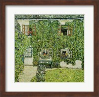 Forsthaus In Weissenbach Am Attersee - Forestry House In Weissenbach On Attersee-Lake, 1912 Fine Art Print