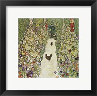 Garden Path with Hens, 1916 Fine Art Print