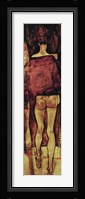 Female Nude, Rear View with Shawl Fine Art Print