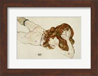 Female Nude On Her Stomach, 1917 Fine Art Print