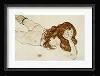 Female Nude On Her Stomach, 1917 Fine Art Print