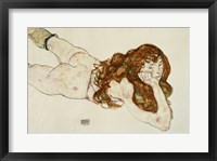 Female Nude On Her Stomach, 1917 Fine Art Print
