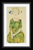 Young Girl With Blue Ribbon, 1911 Fine Art Print