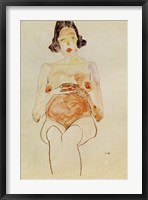 Red Nude, Pregnant, 1910 Fine Art Print