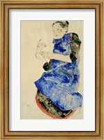 Girl In Blue Apron, 1912 Fine Art Print