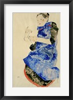 Girl In Blue Apron, 1912 Fine Art Print
