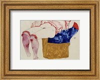 Reclining Woman With Mauve Stockings, 1913 Fine Art Print