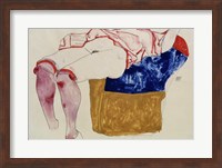 Reclining Woman With Mauve Stockings, 1913 Fine Art Print