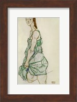 Standing Woman In Green Shirt, 1914 Fine Art Print