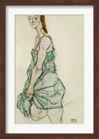 Standing Woman In Green Shirt, 1914 Fine Art Print