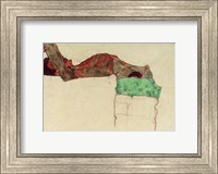 Reclining Male Nude With Green Cloth, 1910 Fine Art Print