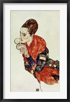 Portrait Of The Actress Marga Boerner With Compact, 1917 Fine Art Print
