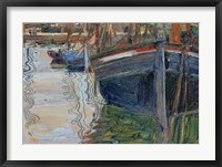 Boats Mirrored In The Water, 1908 Fine Art Print