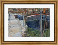Boats Mirrored In The Water, 1908 Fine Art Print