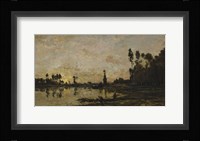 Setting Sun Over The Oise, 1865 Fine Art Print