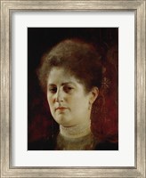 Portrait of a Lady (Perhaps Mrs.  Heymann) Fine Art Print