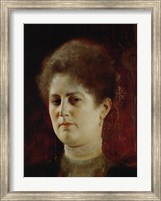 Portrait of a Lady (Perhaps Mrs.  Heymann) Fine Art Print