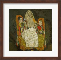 Mother With Two Children, 1915 Fine Art Print