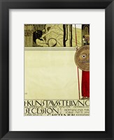 Poster for the First Art Exhibition of the ""Secession"" Art Movement Fine Art Print