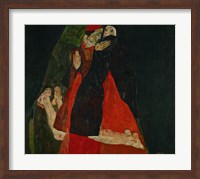 Cardinal And Nun (Liebkosung), 1912 Fine Art Print
