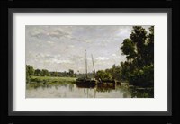 The Barges, 1865 Fine Art Print