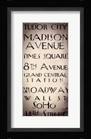 New York City II Framed Print
