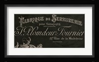 Signes Francais VII Framed Print
