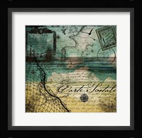 Ocean Clouds I Framed Print