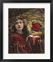 Art Nouveau Zodiac Aries Framed Print