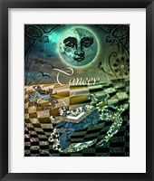 Art Nouveau Zodiac Cancer Framed Print