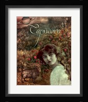 Art Nouveau Zodiac Capricorn Framed Print