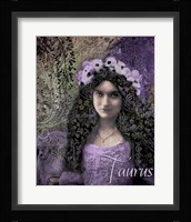 Art Nouveau Zodiac Taurus Framed Print
