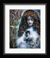 Art Nouveau Zodiac Virgo Framed Print