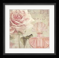 Parfum de Roses I Framed Print