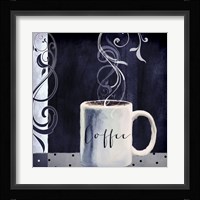 Cafe Blue I Framed Print