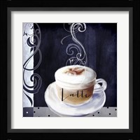 Cafe Blue II Framed Print