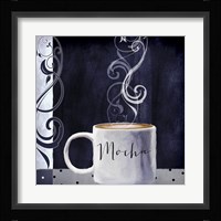 Cafe Blue III Framed Print
