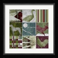 Country  Christmas Nine Framed Print