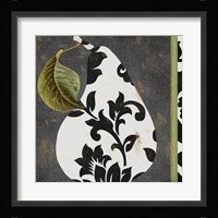Decorative Pear I Framed Print
