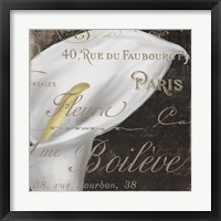 Fleurs Blanc I Framed Print