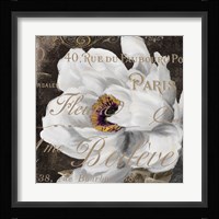 Fleurs Blanc III Fine Art Print