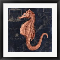 Maritime Blues I Framed Print