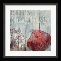 New Orleans Seafood IV Framed Print
