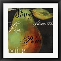 Painted Pear I Fine Art Print