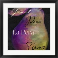Painted Pear II Fine Art Print