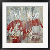 Resturant Seafood III Framed Print