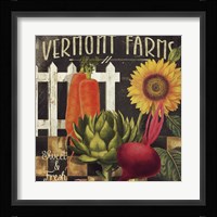 Vermont Farms VIII Framed Print